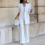 Valesa Blazer Set | Elegant Two-Piece Power Suit