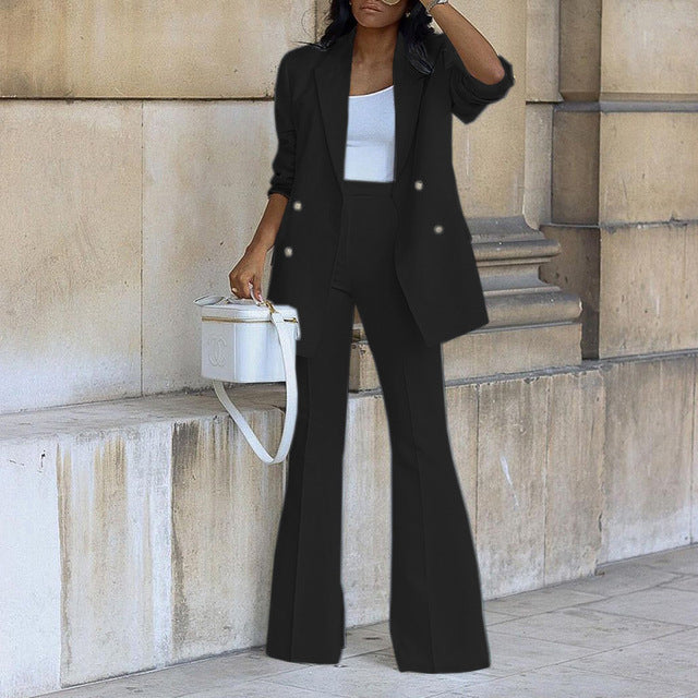Valesa Blazer Set | Elegant Two-Piece Power Suit