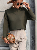 Olga Top | Loose Fit Long Sleeve Knit Top