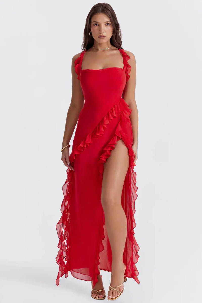 Karlee Dress | Women's Elegant Maxi Dress with Slit