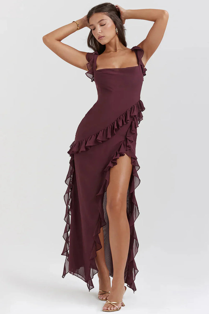 Karlee Dress | Women's Elegant Maxi Dress with Slit