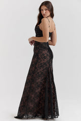 Baylee Dress | Lace Maxi Dress for Women with Thin Straps and Elegant Flow
