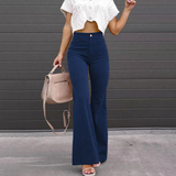 Bronte Pants | High-Waisted Flared Pants for Women in Eco Corduroy Fabric