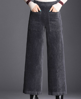 Olivia Trousers | Elegant Wide-Leg Corduroy Pants