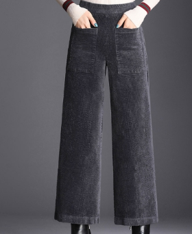 Olivia Trousers | Elegant Wide-Leg Corduroy Pants