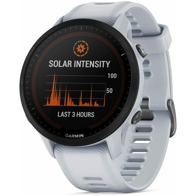Garmin Forerunner 955 Solar HRM With GPS Watch - White
