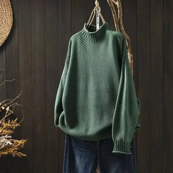 Penelope Sweater | Cozy Turtleneck Oversized Knitted Jumper