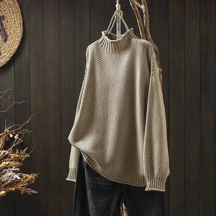 Penelope Sweater | Cozy Turtleneck Oversized Knitted Jumper