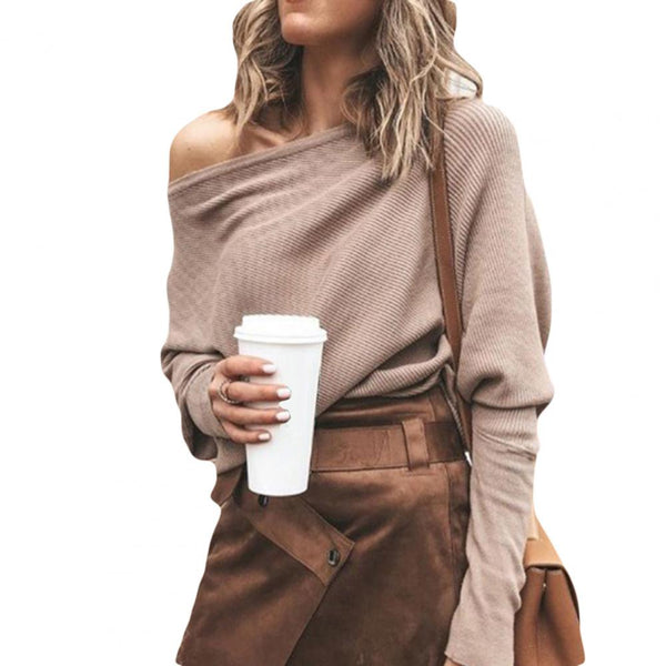 Evelyn Off-Shoulder Jumper | Stylish and Comfortable Sweater